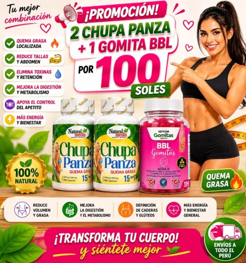 2 Chupa Panza + 1 Gomita BBL - imagen 1