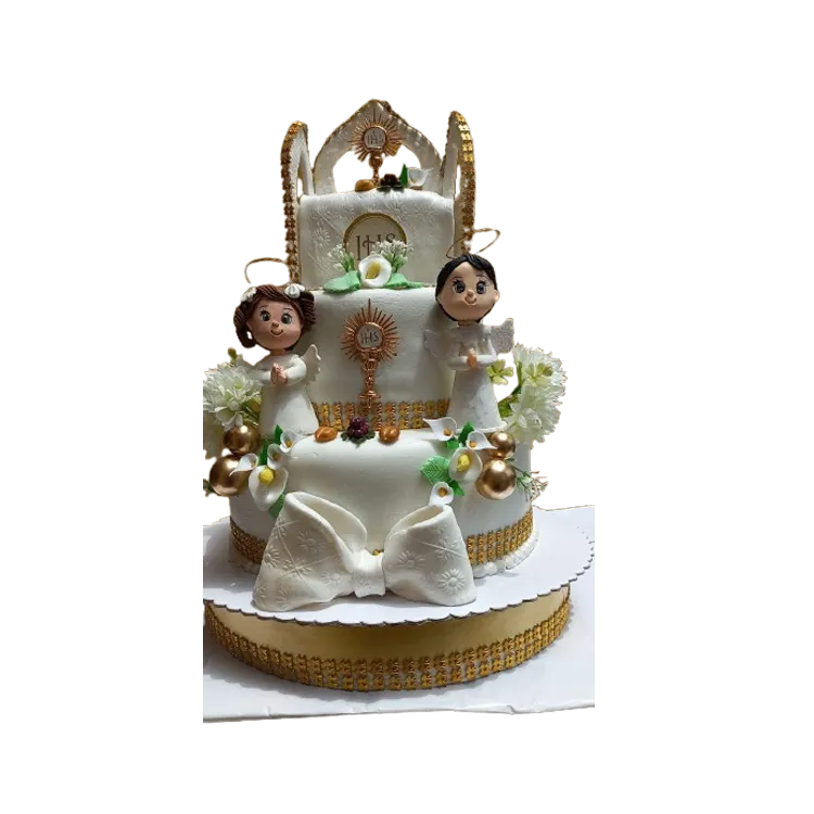 Torta de primera comunión unisex